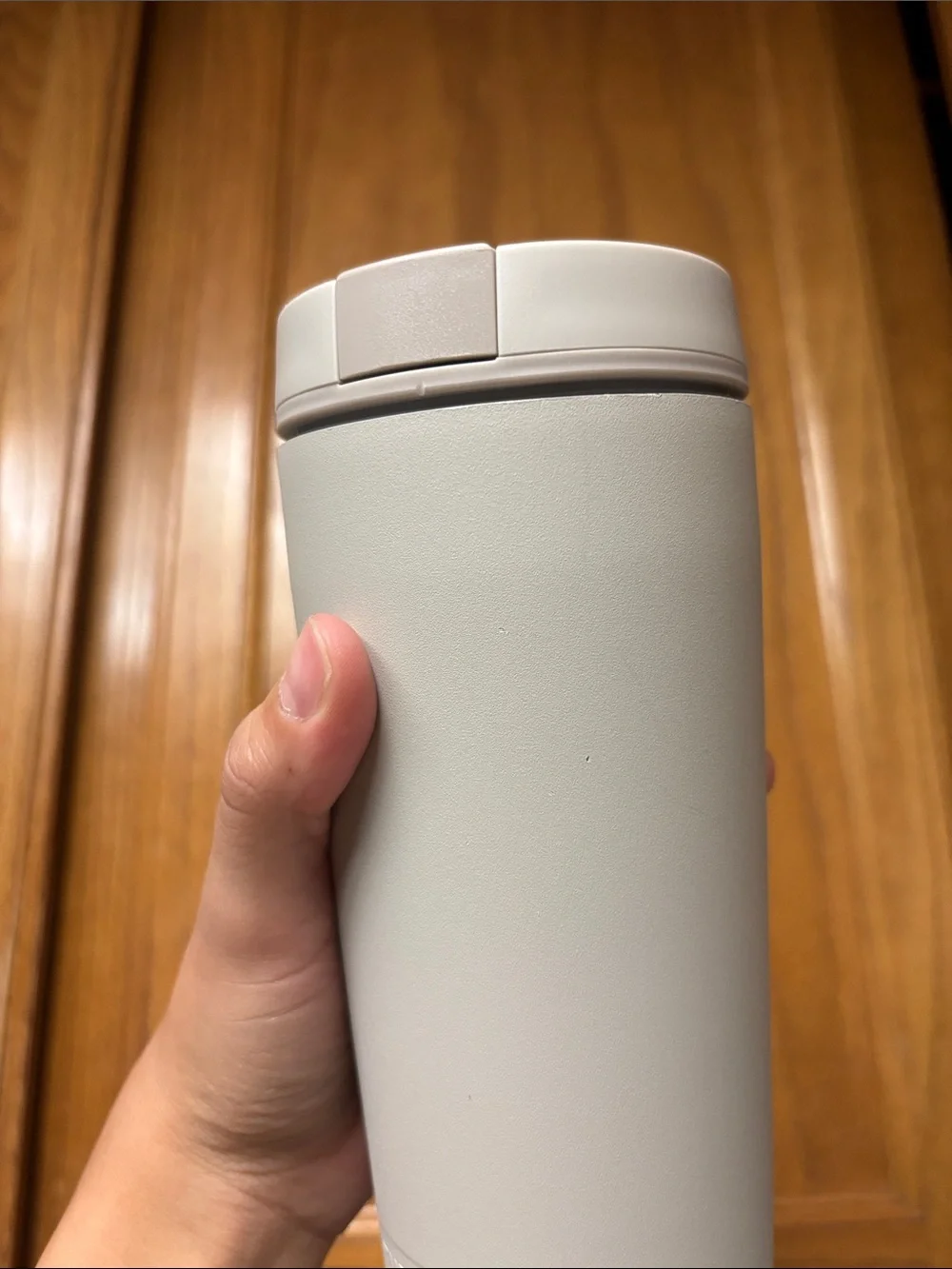 Thermos Matte Cream Travel Mug